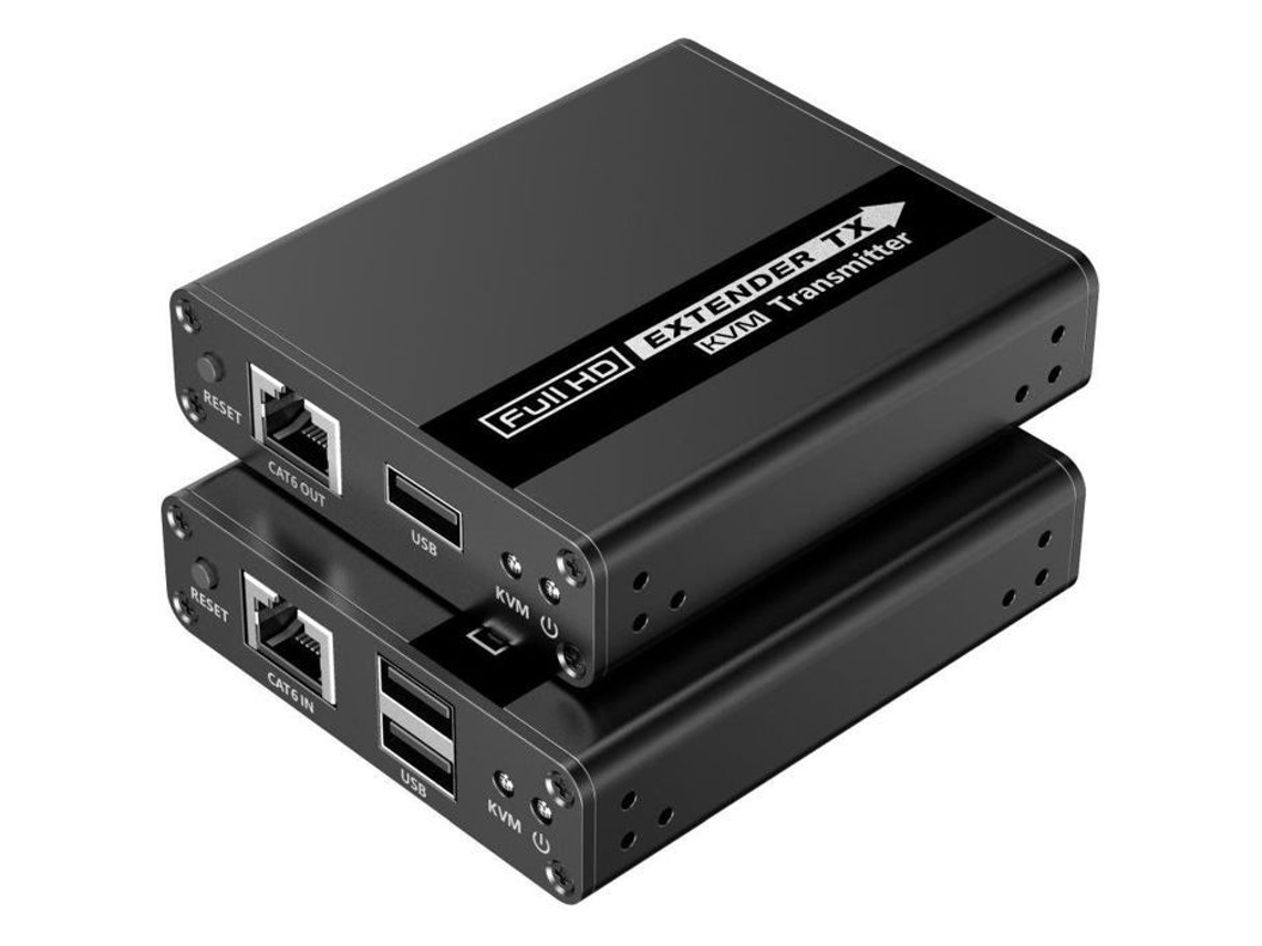 Extensor KVM HDMI Premiumcord 4k e Full HD 1080p de até 70 m com transmissão USB
