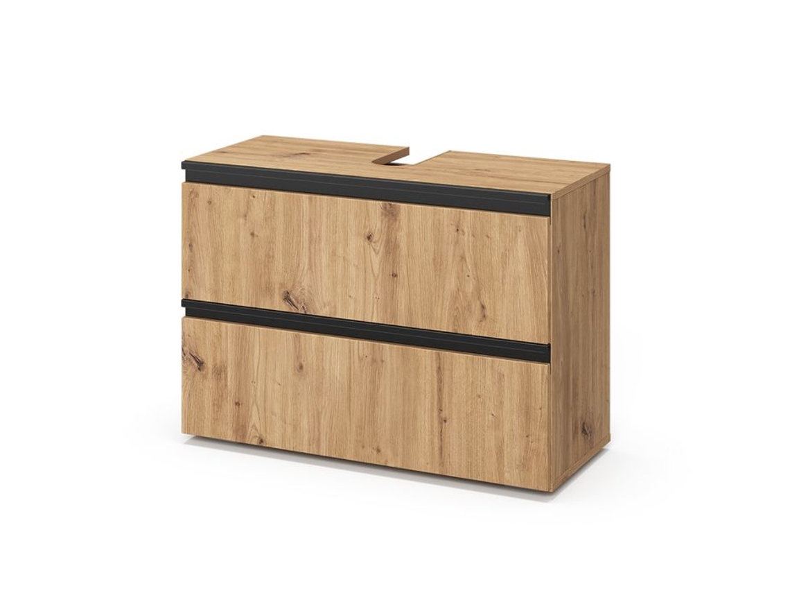 Móvel Sob Pia Simples Torren, 80x58cm com 2 Gavetas, Artisan, VICCO