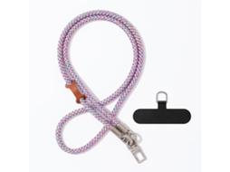 Lurelia Cordão Para Telemóvel Ajustável Anti-perda Transversal Trançado 120 Cm