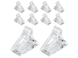Clipe de Pontas Unha para Construção Rápida Polygel Forma Clipes Extensão Dedo Polige L Uv Led Builder Clamps M GOKOCO