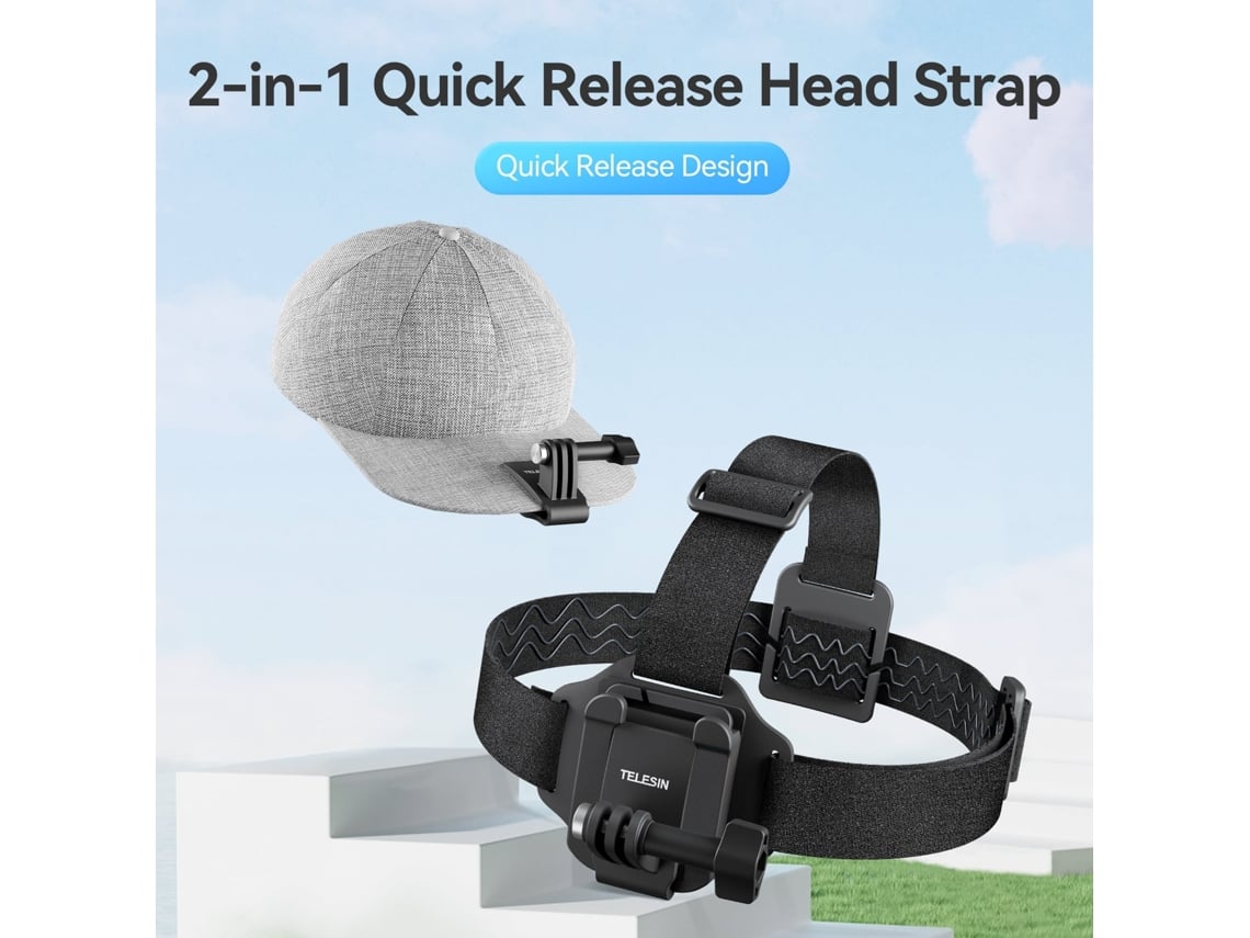 2026 accesorios para Cámara de Acción: Clip para Mochila, Correa para Cabeza Y Montajes Universales Gopro