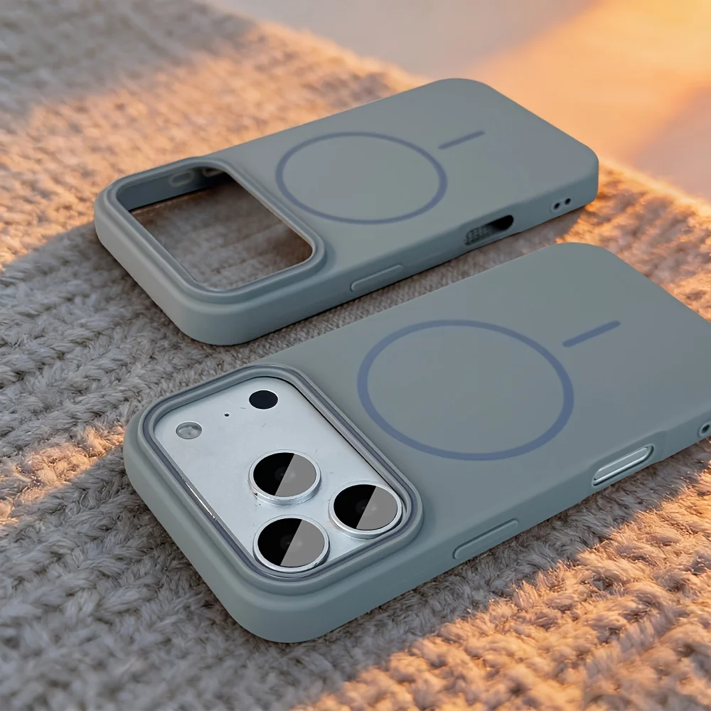 Capa Magsafe Para Iphone 16 Com Carregamento Sem Fio Magnético E Acabamento Fosco Em Policarbonato.