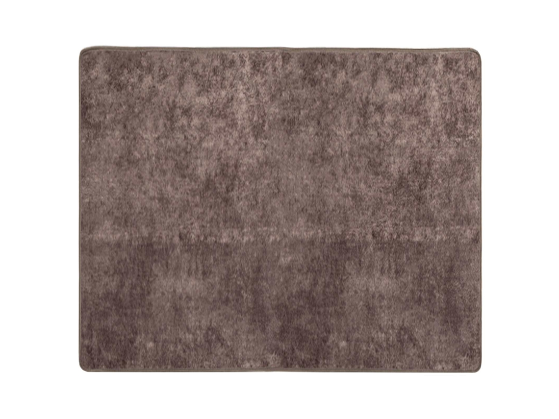 Conjunto 1 Tapete Runner Vidaxl Cinzento Poliéster (80 X 100 Cm)