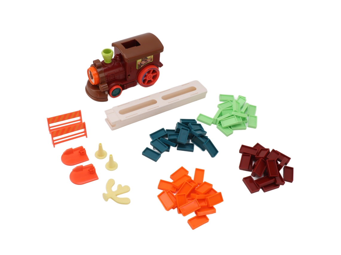 Primerox brinquedo de Blocos de Trem Elétrico Automático para Crianças com Coordenção e Diversão