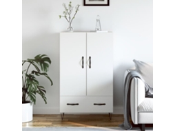 Aparador Alto 69,5x31x115 cm Derivados de Madera Blanco