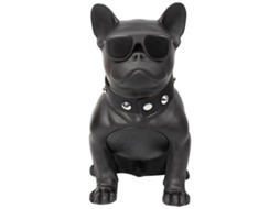 Alto Falante Portátil Para Cães Bulldog Francês, Rádio Fm, Mp3 Yizhood (noir)