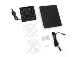 Kit Ventilador Solar 10w Resistente ao Clima S/MARCA