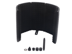 Protetor de Isolamento Mali para Microfone com espuma absorvente de som para estúdio com marca