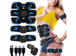 Lurelia Estimulador Abdominal Cinto Estimulador Muscular Ems Portátil, Estimulador Elétrico De Abdominais, Treinador Abdominal, Presentes