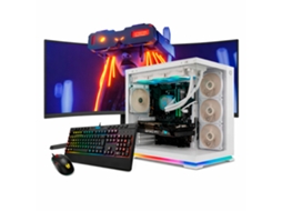 Desktop Gaming Intel I9 14900kf / 9060 Xt / 32gb Ram / 1tb Ssd / Windows 11 Pro / Monitor Curvo 34” Qhd 165hz / Galaxy Blanco