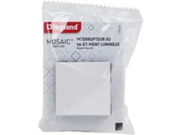 Interruptor Bidirecional Iluminado Em Mosaico Branco Legrand