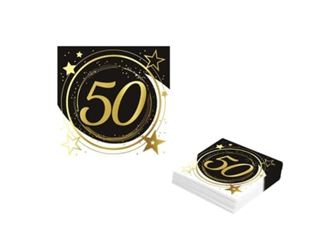 Guardanapos GUIRCA Saco De 12 50 Anos De 33X33 Cm