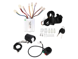 Kit de Controlador de Bicicleta Elétrica 48v 500w com Guidão, Acelerador e Luz S/MARCA