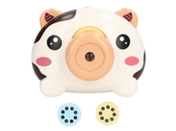 Walshlxq câmera de Brinquedo para Crianças com Projeção Simulada, Som e Luz, Visor de Imagens Educativo para Meninos e Meninas