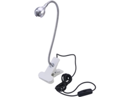 Luminária De Mesa Led Usb Mikikit Com Clipe Flexível E Ajustável, Luz Quente Para Leitura E Como Luminária De Cabeceira