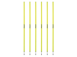 Conjunto de 6 postes de slalom UHLSPORT