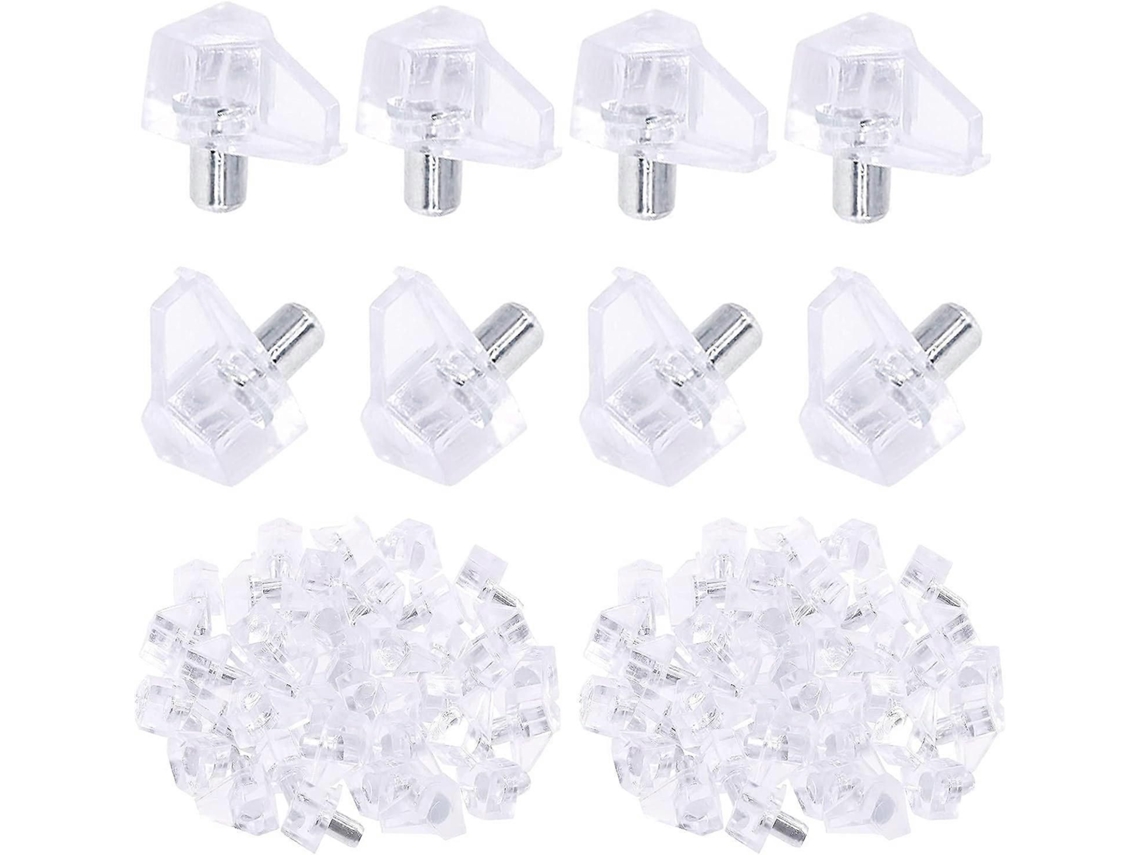 40 Pinos De Prateleira Transparentes, 3mm