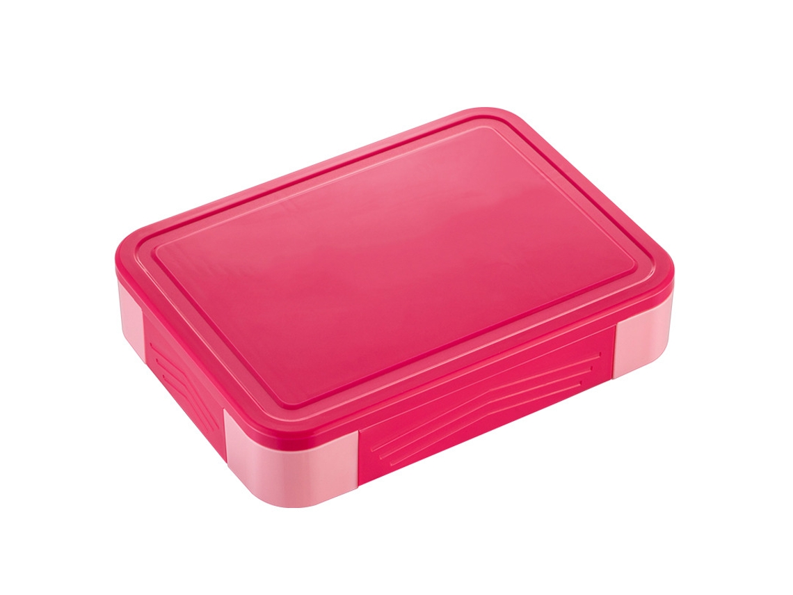 Lancheira Bento À Prova de Vazamentos para Adultos Rosa Vermelha EVELTEK One size