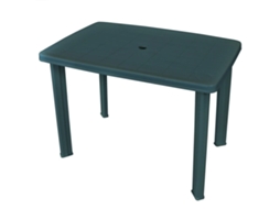 Mesa de jardim VIDAXL Verde Plástico (101x68x72 cm)