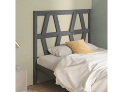 Cabecero 96x4x100 cm Pino Macizo Gris