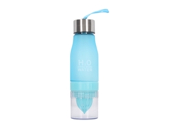 Garrafa de Água com Citricultor Portátil 650ml Azul