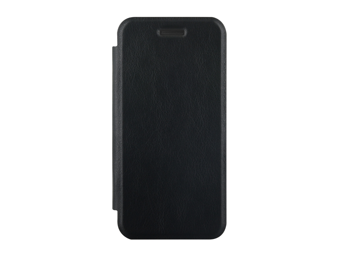 Capa Aba Cartões Integrado para Samsung Galaxy A5 BIGBEN CONNECTED Pele Anti-Choque Preto