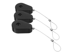 Caixa De Segurança Retrátil De 3 Peças Com Cabo De Aço Automático, Antifurto, Resistente E Prática Para Portas De Garagem E Armazéns. Gokoco