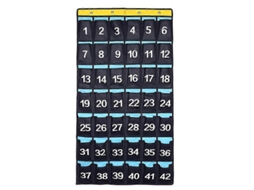 Organizador De Sala De Aula Numerado, Gráfico De Bolso Para Celulares E Calculadoras Everley891 (36 Bolsos)