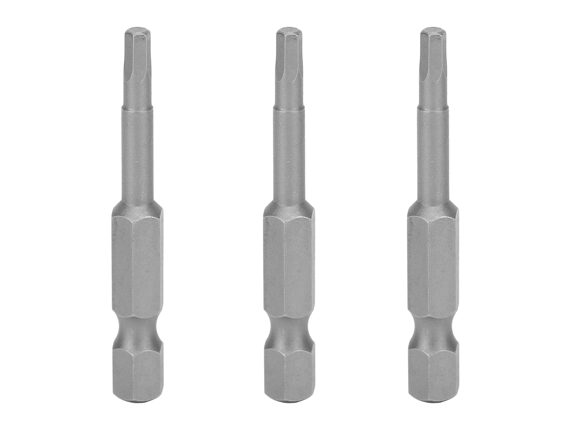 10 Peças De Parafusadeira Brocas Com Cabeça Magnética Aço Liga S2 6,35mm Cabos 50mm Comprimento Acessórios Industriais