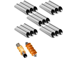 Moldes Cannoli Conjunto de 15 Tubos Cannoli Aço Inoxidável ZYBLSSBB