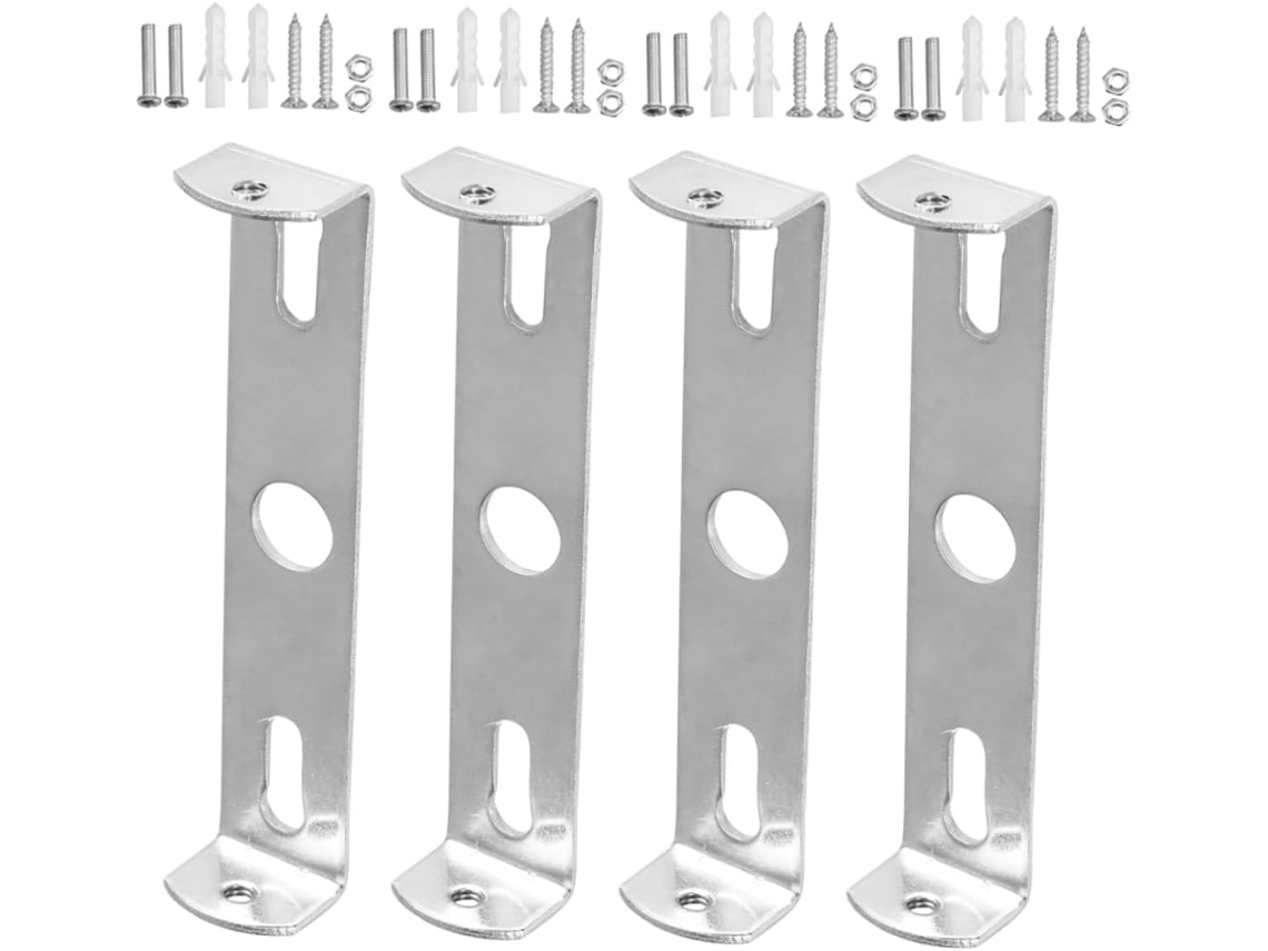 Suporte De Montagem De Luminária De 4 Peças Para Barra Transversal Com Parafusos.