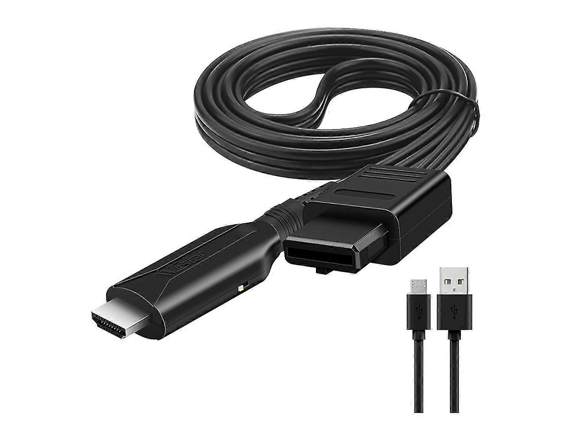 Cabo Hd Link Compatível Com N64 Para Conversor Compatível, Snes Plug And Play 1080p Compatível Sygo