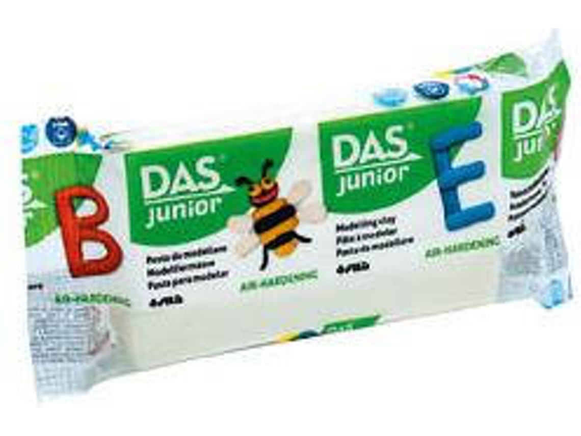 Plasticina DAS JUNIOR Branco 100 g (Idade Mínima: 3 anos)