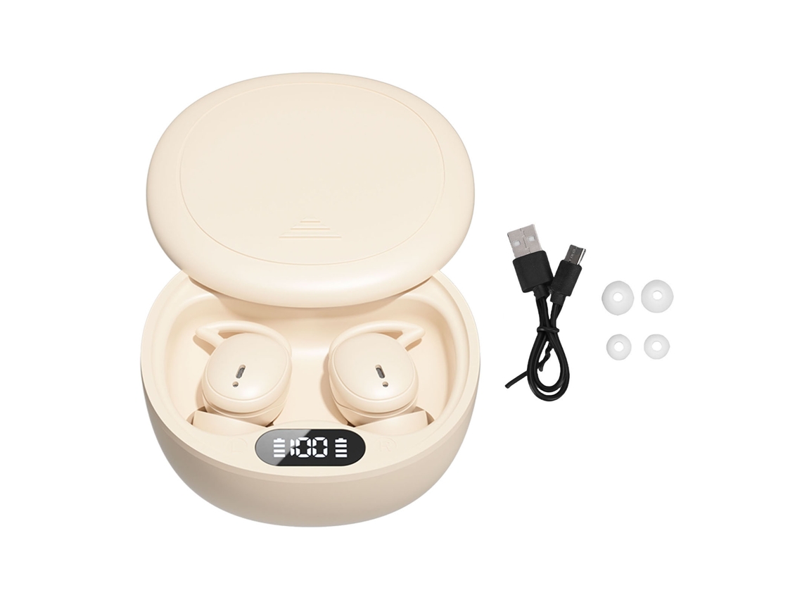 Fones de ouvido Bluetooth com cancelamento de ruído, display digital, longa duração | EOOCOO