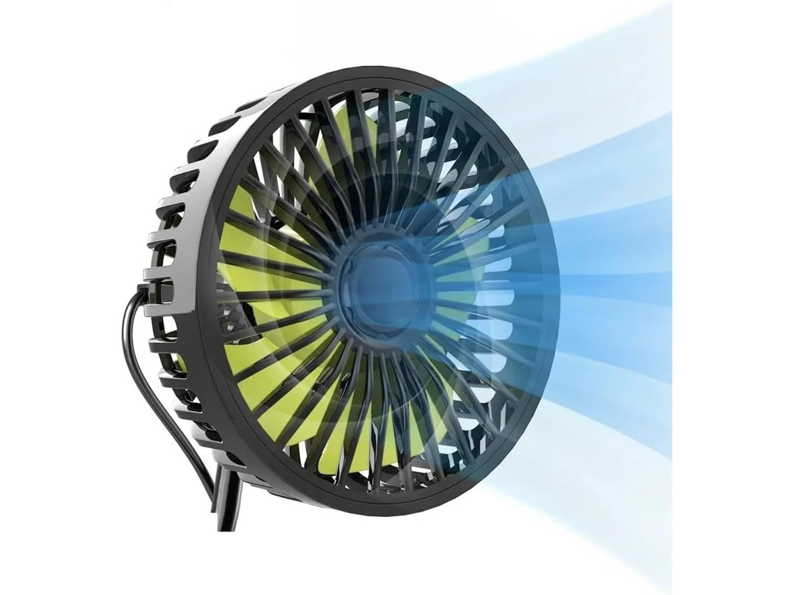 Ventilador De Resfriamento Duplo Ajustável 2026, Baixo Ruído, Carregamento Elétrico Tipo C, Painel, Para Autocaravanas E