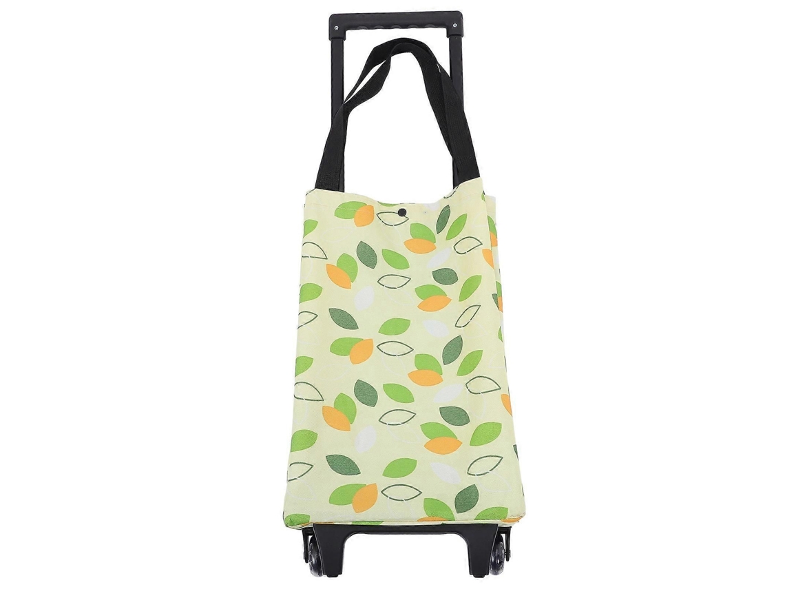 Sacola de Compras Dobrável com Rodinhas, Carrinho de Compras Reutilizável. GOKOCO