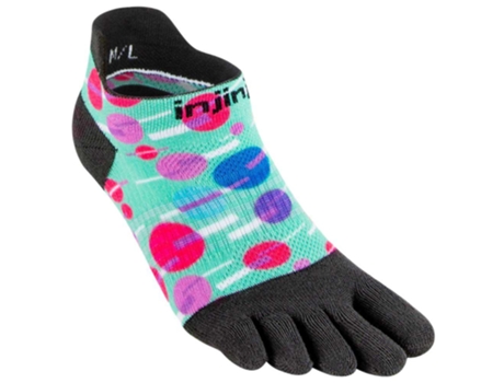 Injinji Spectrum Run Lightweight No-Show Socks