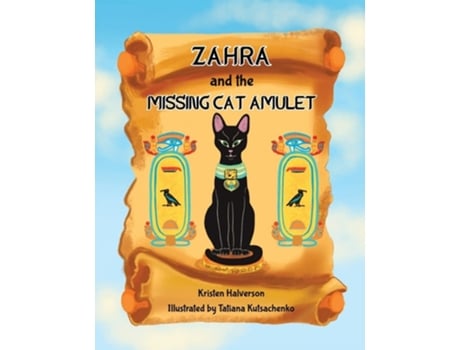 Livro Zahra and The Missing Cat Amulet de Kristen Halverson (Inglês)