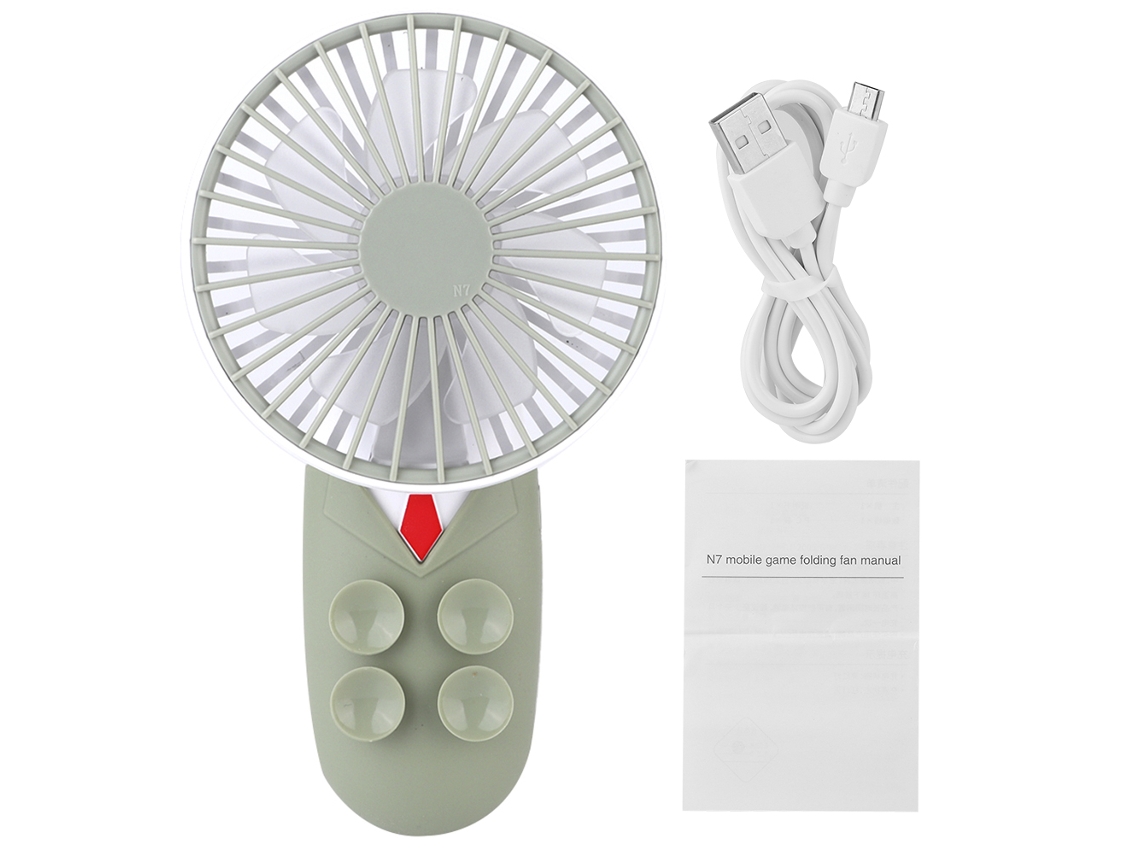 Laxiscreed Ventilador Pequeno De Mesa Portátil, Usb, Plegável E Silencioso Para Jogos E Uso Em Casa