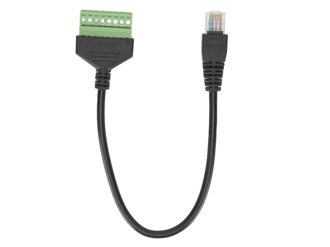 Adaptador de Terminal Curto Sem Solda Conector Rj45 Macho Pvc para Cabos Utp Cat5 Cat6 Cat7