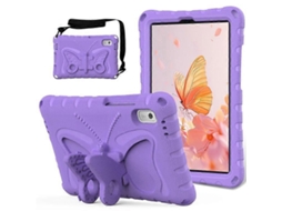 Capa Para Tablet Lenovo Tab M9 Compatível Com Suporte Borboleta, Em Eva, Com Alça De Ombro.