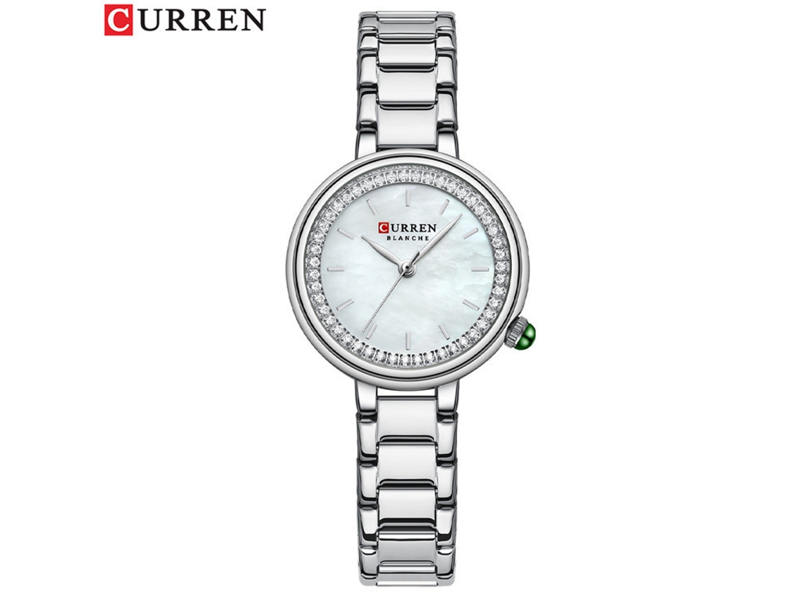 Relógio Feminino De Moda Com Pulseira De Aço Cravejada De Diamantes