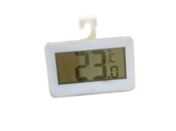 Lurelia Termómetro Digital Para Frigorífico, Alta Precisão, Visor Lcd, Memória Máx./mín., Impermeável, Suporte Prático