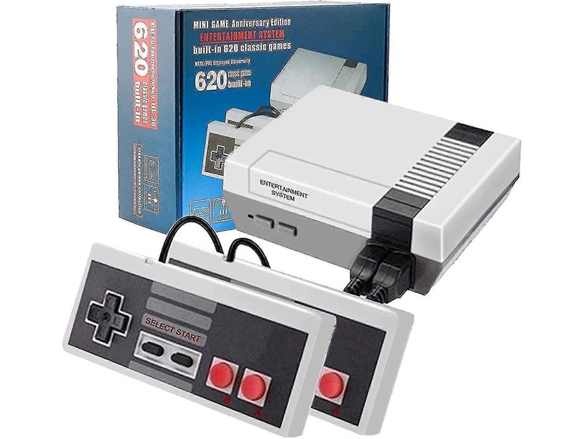 Console De Jogos Para Tv Nes, Console De Jogos Clássico Nostálgico Fc, Máquina Vermelha E Branca Hengjian (especificações Europeias)