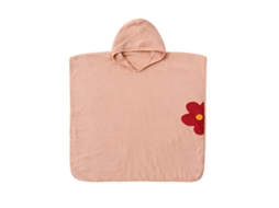 Toalha Capuz Bebê LAXISCREED 4 Camadas Algodão Rosa