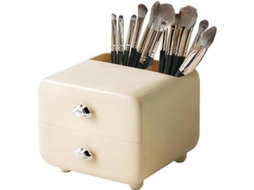 Organizador De Maquiagem Com Gavetas, Porta Pincéis De Maquiagem, Organizador E Recipiente Para Pinc Gokoco