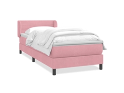 Box Spring Bed, Box Spring Beds Vidaxl Cor-de-rosa Veludo (90 X 210 Cm)