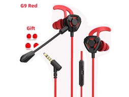 Auriculares Sem Fio Jogos YIZHOOD Bluetooth Vermelho