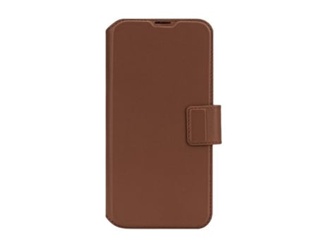 Capa Fólio Magsafe Concha Amovível para iPhone 16 Pro Max DECODED com Porta-Cartões Castanho