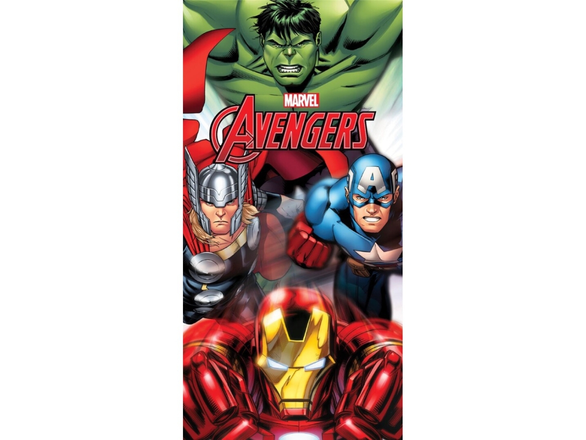 Toalha De Microfibra Avengers Fight 140x70 Cm 86698